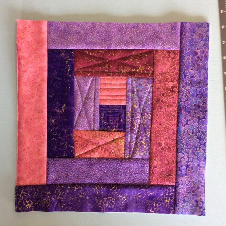 Quilt As You Go Log Cabin Table Runner Space Coast Event Calendar