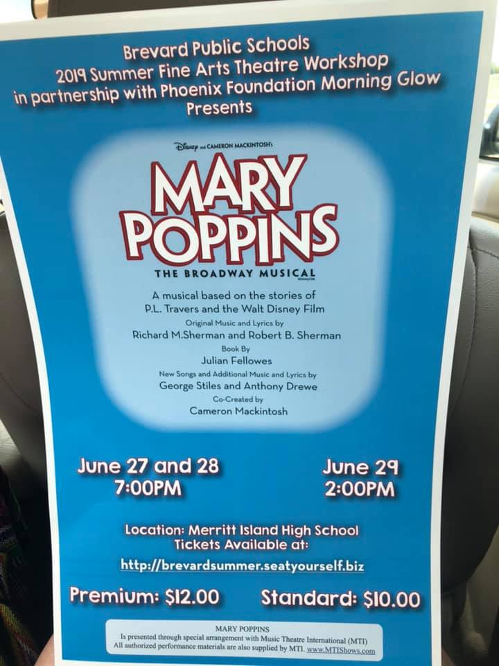 Mary Poppins The Broadway Musical Space Coast Event Calendar